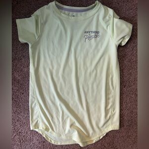 All in Motion Light Neon Green Women’s Tee - Anything is Possible